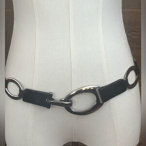 SUZI ROHER LEATHER & METAL LINK BELT